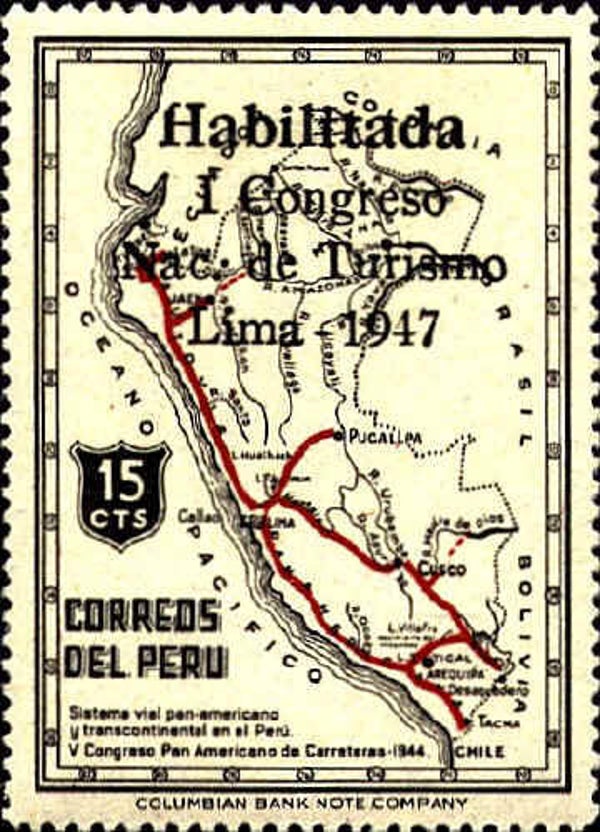2103 Geodesy 1947 Peru Cartography Maps Charts stamp