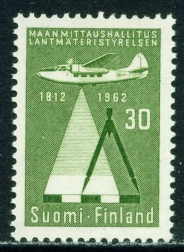 2103 Geodesy 1962 Finland Photogrammetry stamp