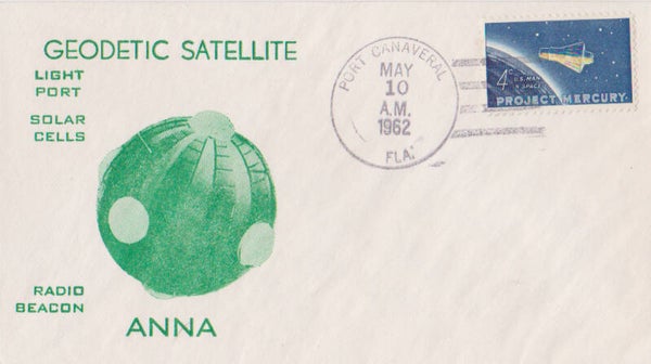 2103 Geodesy 1962 USA Geodetic Satellite Anna FDC