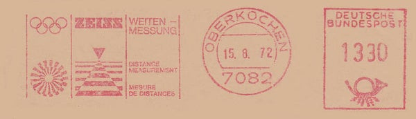 2103 Geodesy 1972 Germany Instrument maker Carl Zeiss meter