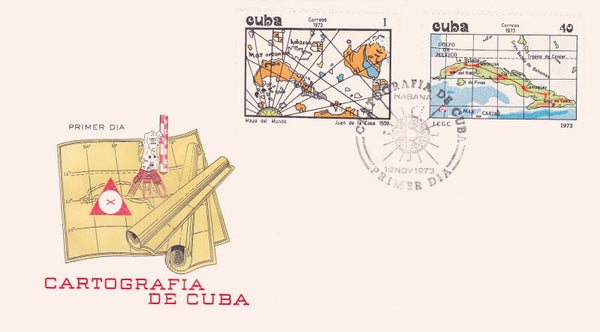 2103 Geodesy 1973 Cuba Cartography Maps FDC 2
