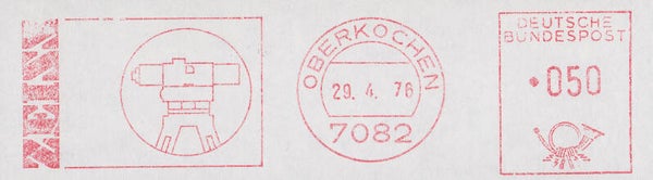 2103 Geodesy 1976 Germany Instrument maker Carl Zeiss Leveling Device meter