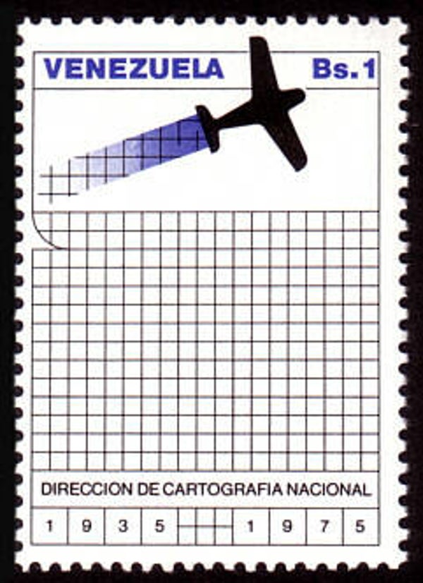 2103 Geodesy 1976 Venezuela Photogrammetry Organisation DCN stamp