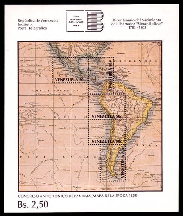 2103 Geodesy 1983 Venezuela Cartography Maps block