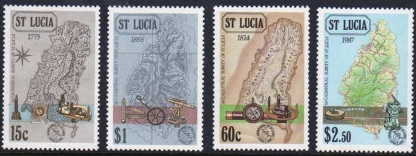 2103 Geodesy 1987 St Lucia Cartography Maps Instrument serie