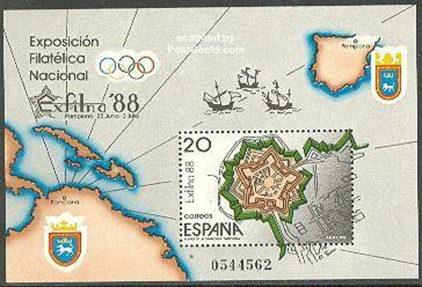 2103 Geodesy 1988 Spain Cartography Maps block