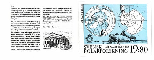 2103 Geodesy 1989 Sweden Cartography Maps booklet front