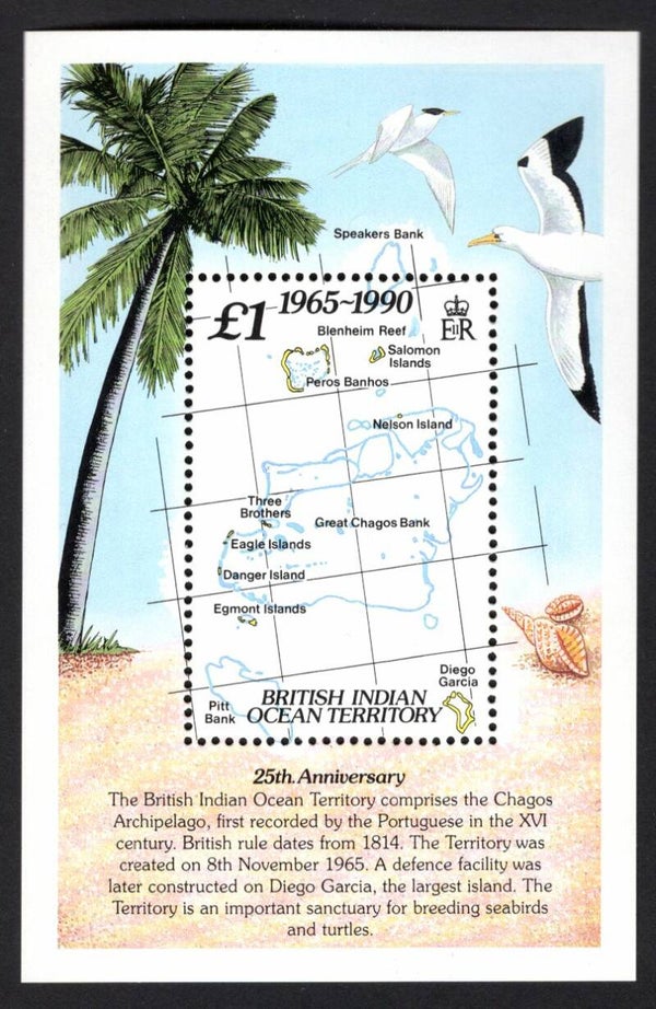 Geodesy 1990 BIOT Cartography Maps block