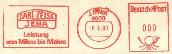 2103 Geodesy 1990 Germany Instrument maker Carl Zeiss meter