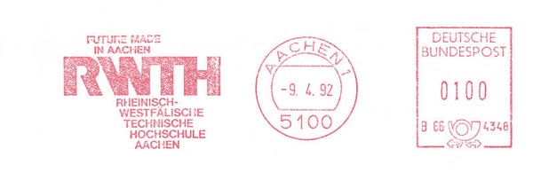 2103 Geodesy 1992 Germany Education RWTH Aachen meter
