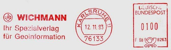 2103 Geodesy 1993 Germany Engeneering Firm Wichmann Geoinformation meter