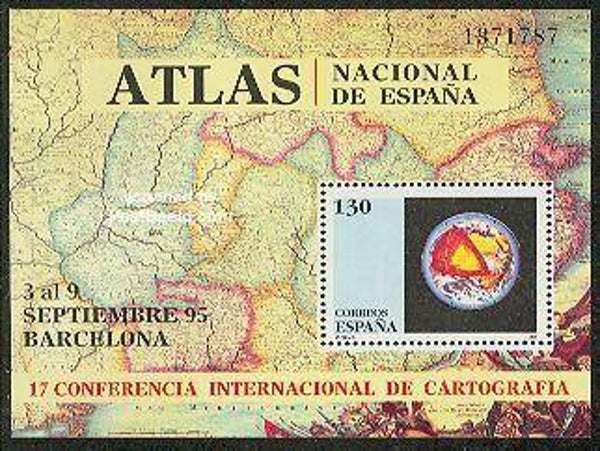 2103 Geodesy 1995 Spain Cartography Maps block