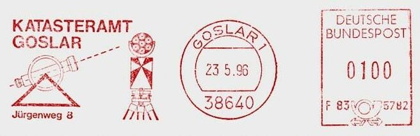 2103 Geodesy 1996 Germany Instrument Theodolite Prism meter