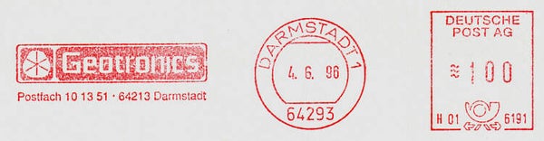 2103 Geodesy 1996 Germany Instrument maker Geotronics meter