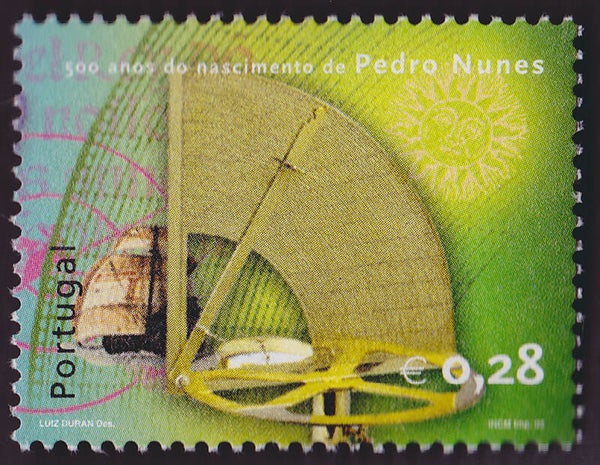 2103 Geodesy 2002 Portugal Instrument Kwadrant stamp
