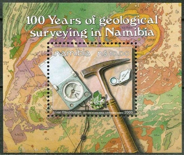 2103 Geodesy 2003 Namibia Cartography Maps Geological Survey Instrument Compass block