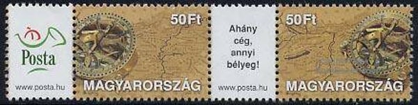 2103 Geodesy 2005 Hungary Cartography Maps Instruments strip of 2