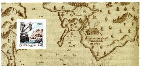 2103 Geodesy 2008 France Cartography Maps souvenir sheet 2