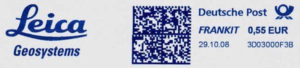 2103 Geodesy 2008 Germany Instrument maker Leica meter