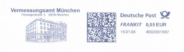 2103 Geodesy 2008 Germany Survey Organisation Vermessungsamt München meter