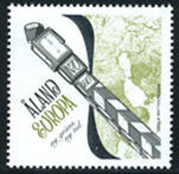 2103 Geodesy 2009 Äland Border Landmark stamp