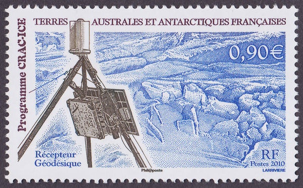 2103 Geodesy 2010 TAAF Satellite Survey GPS Receiver stamp