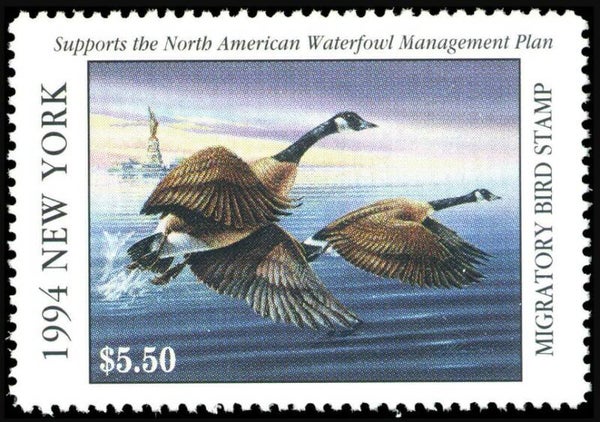 2103 Monuments 1994 USA New York Statue of Liberty waterfowl stamp