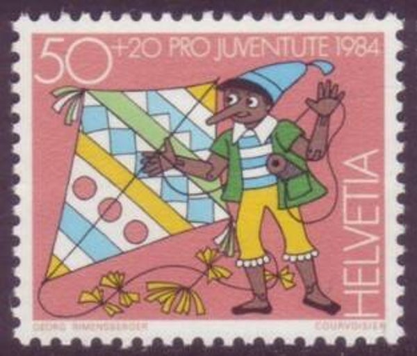 2103 cartoons comics BD 1984 Switzerland Pinocchio serie