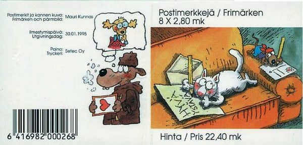 cartoons comics BD 1995 Finland Ensi Paiva booklet
