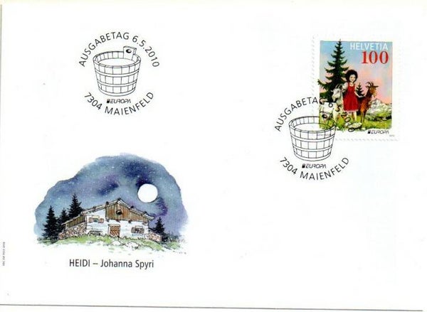 2103 cartoons comics BD 2010 Switzerland Heidi FDC