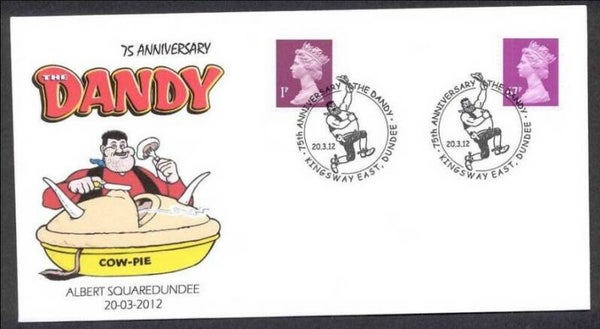 2103 cartoons comics BD 2012 Great Britain The Dandy FDC