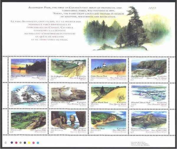Lighthouses 1993 Canada sheet