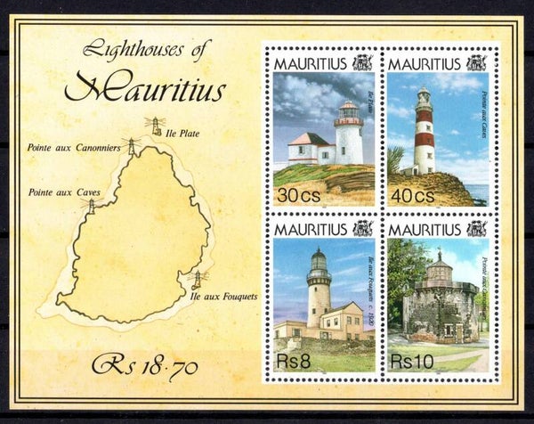 Lighthouses 1995 Mauritius block