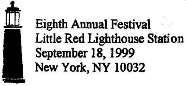 Lighthouses 1999 USA Little Red Lighthouse Station New York postmark