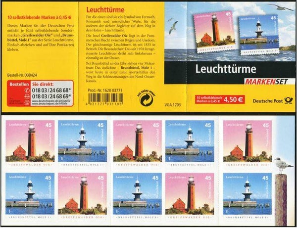 Lighthouses 2005 Germany booklet