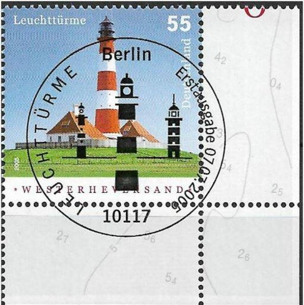 Lighthouses 2005 Germany postmark 3