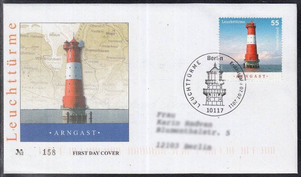Lighthouses 2011 Germany FDC