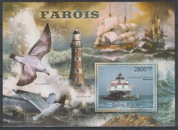 Lighthouses 2011 Guiné_Bissau block 1