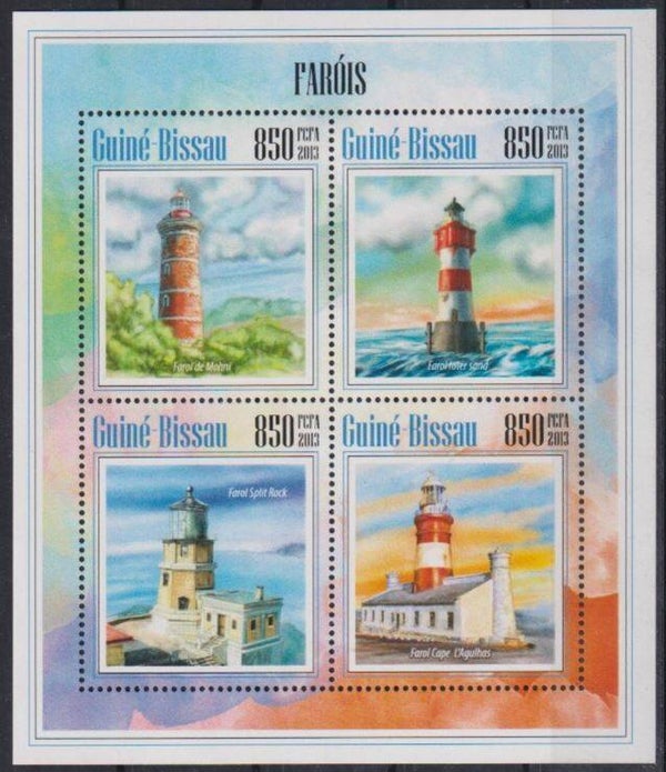 Lighthouses 2013 Guiné_Bissau block 1