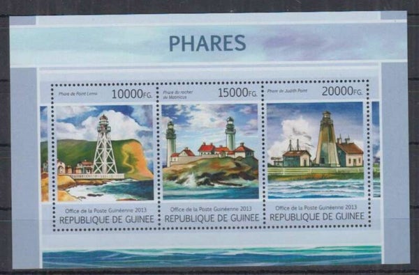 Lighthouses 2013 Guinea block 2