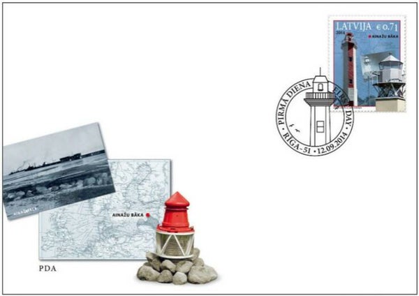 Lighthouses 2014 Latvia FDC