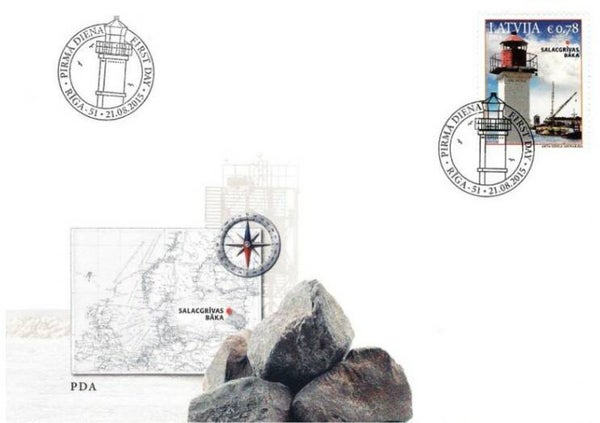 Lighthouses 2015 Latvia FDC