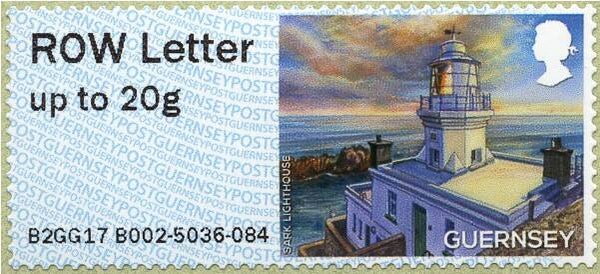 Lighthouses 2017 Guernsey Sark ATM stamp