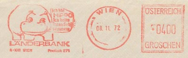 Animals 1972 Austria Hippos meter