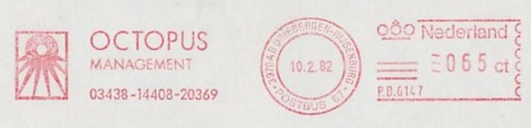 2106 Animals 1982 Netherlands Octopuses meter