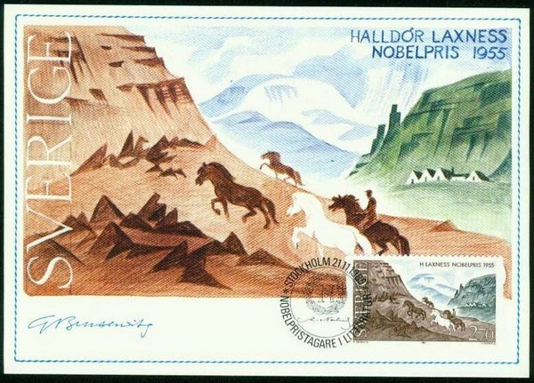 2106 Animals 1985 Sweden Horses maximum card