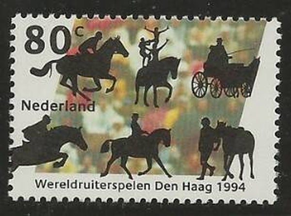 Animals 1994 Netherlands Horses stamp