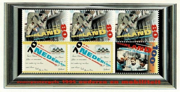 2106 Animals 1995 Netherlands Zebras miniature sheet