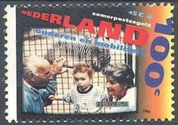 2106 Animals 1995 Netherlands Zebras serie