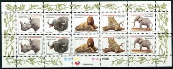 2106 Animals 1996 South Africa miniature sheet